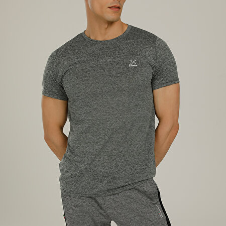 SN233 BASIC MOULINE T-SHI  Erkek Kısa Kol T-Shirt