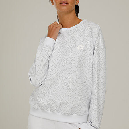 CT1308 CLARA AOP SWEATSHI  Kadın Sweatshirt