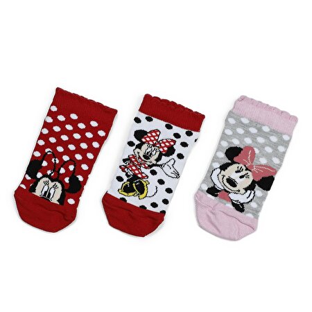MINNIE DOTS 3 LU PTK-G 2F  Kız Çocuk Çorap