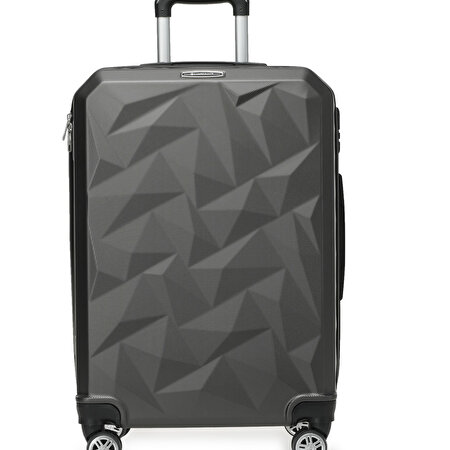 HEXAGON -B  2FX Antrasit Unisex Büyük Boy Valiz