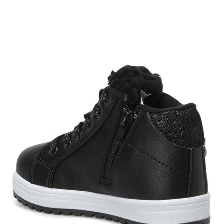 PELLİ 2PR Siyah Kız Çocuk High Sneaker_2