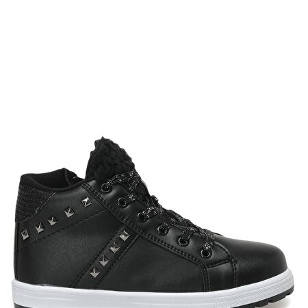 PELLİ.F 2PR Siyah Kız Çocuk High Sneaker_1