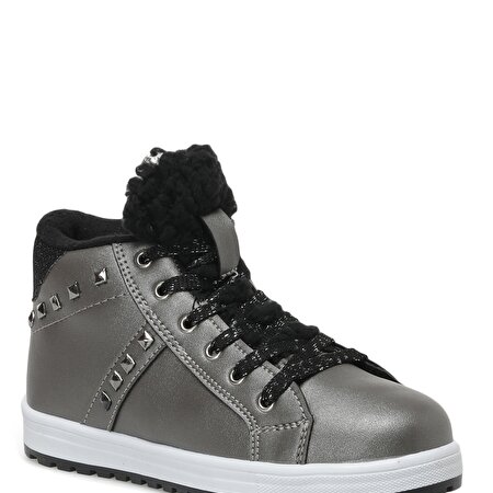 PELLİ.F 2PR Gümüş Kız Çocuk High Sneaker