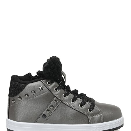 PELLİ.F 2PR Gümüş Kız Çocuk High Sneaker_1