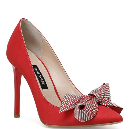 TASVA 2PR Kırmızı Kadın Topuklu Ayakkabı