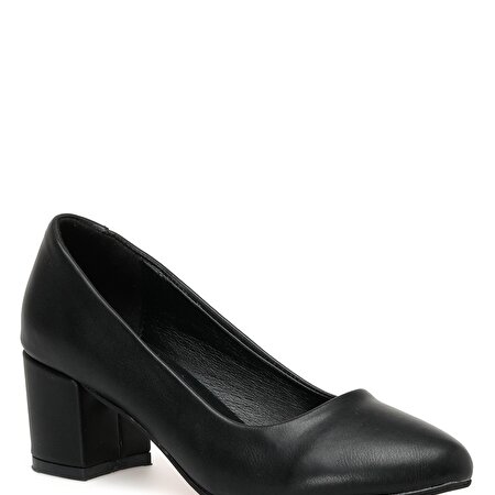 DW21060 2PR Siyah Kadın Topuklu Ayakkabı