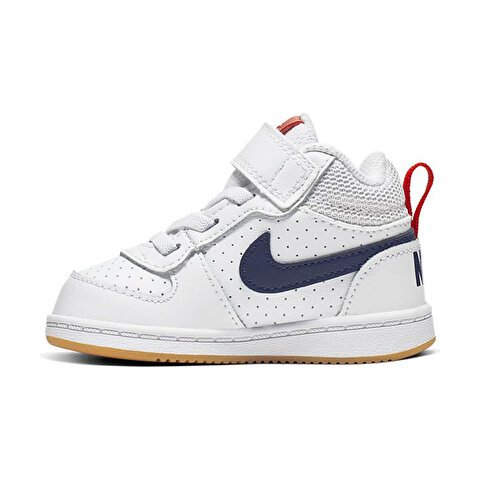 Nike Court Borough Mid T Beyaz Erkek Cocuk Sneaker Ayakkabi 100486812 Flo