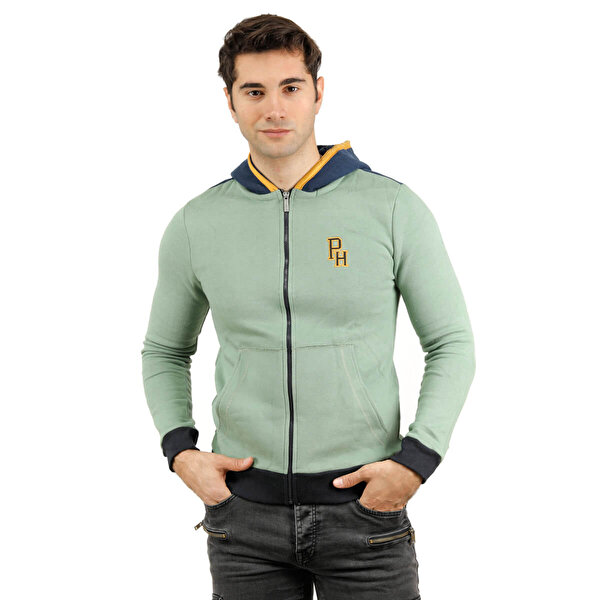 Phazz Brand 85017 Sweat Yesil Erkek Hirka 100392278 Instreet