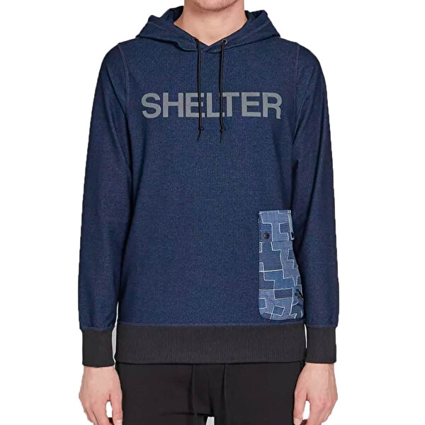 The North Face M Shelt Pulloverhood Cosm Lacivert Erkek Sweatshirt 100407666 Instreet