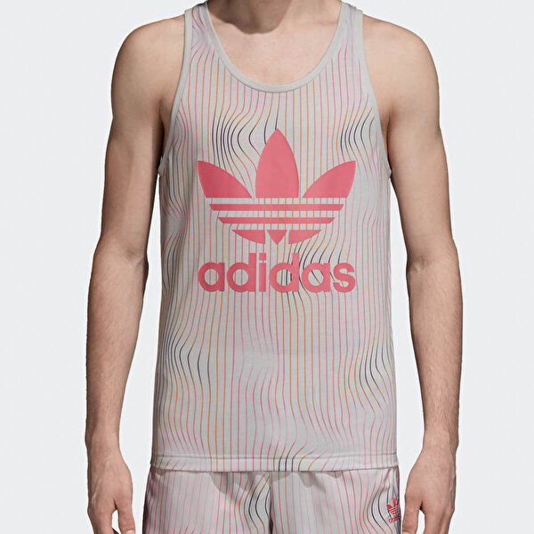 Adidas Trefoil Tank Beyaz Erkek Atlet 100407965 Instreet