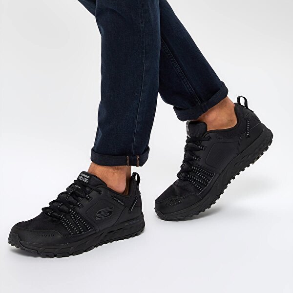 Skechers Escape Plan Siyah Erkek Yuruyus Ayakkabisi 100353427 Instreet