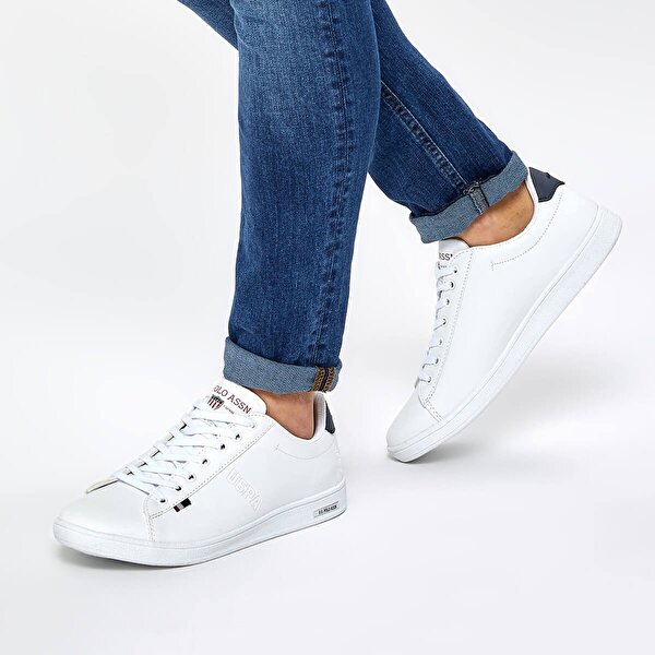 U S Polo Assn Franco 9pr Beyaz Erkek Sneaker 100417859 Instreet