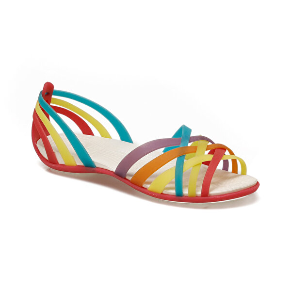 Crocs Huarache Flat Women Cok Renkli Kadin Sandalet 100528441 Instreet