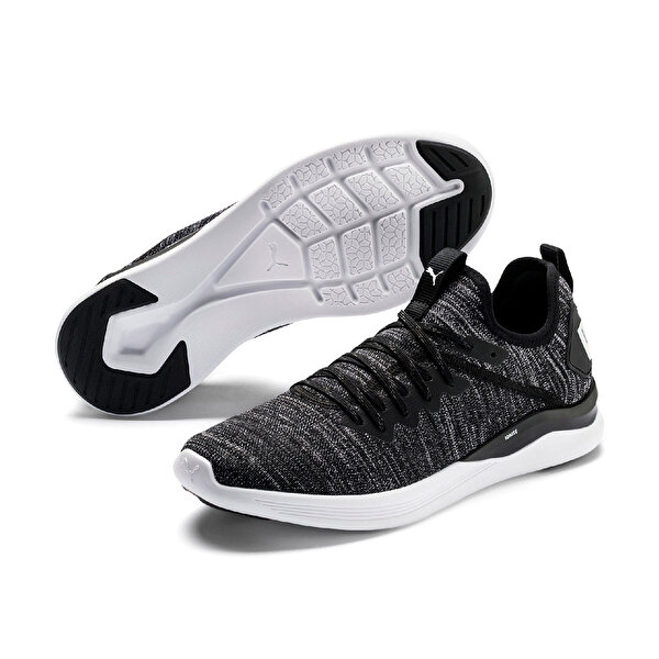 Puma Ignite Flash Evoknit Siyah Erkek Kosu Ayakkabisi 100324066 Instreet