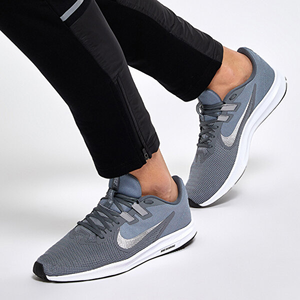 Nike Downshifter 9 Gri Erkek Kosu Ayakkabisi 100460131 Instreet