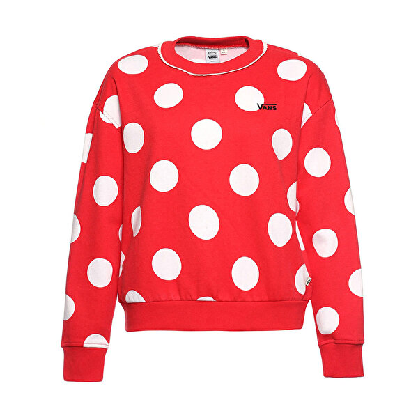 Vans Minnie Boxy Crew Kirmizi Kadin Esofman Ustu 100583375 Instreet