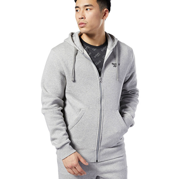 Reebok Cl F Flc Fz Gri Erkek Sweatshirt 100584414 Instreet