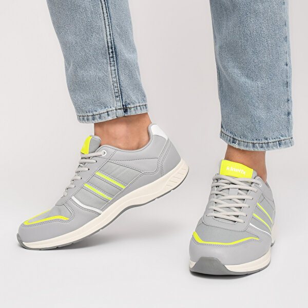 Kinetix Steps Gri Erkek Spor Ayakkabi 100496739 Instreet
