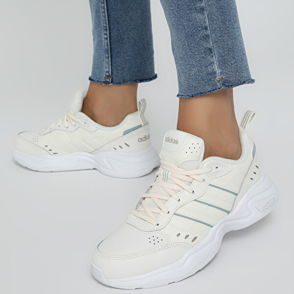 Adidas Strutter Beyaz Kadin Kosu Ayakkabisi 100531447 Instreet