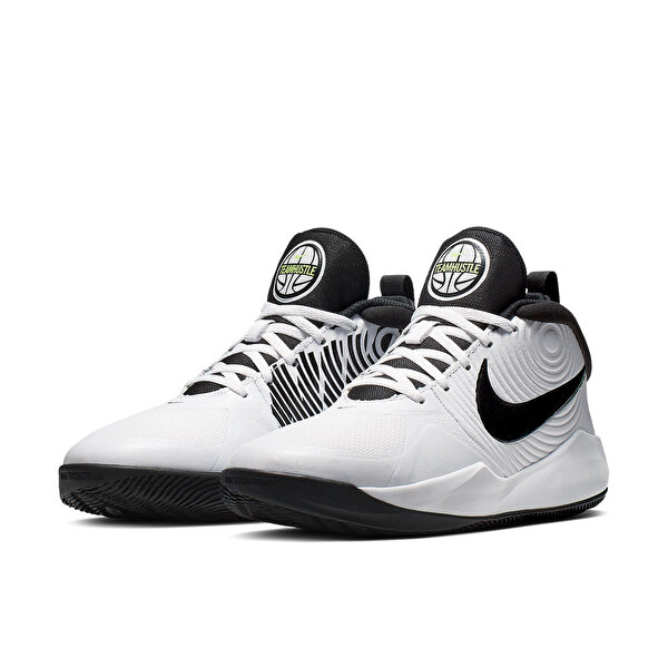 Nike TEAM HUSTLE D 9 (GS) Beyaz Erkek 