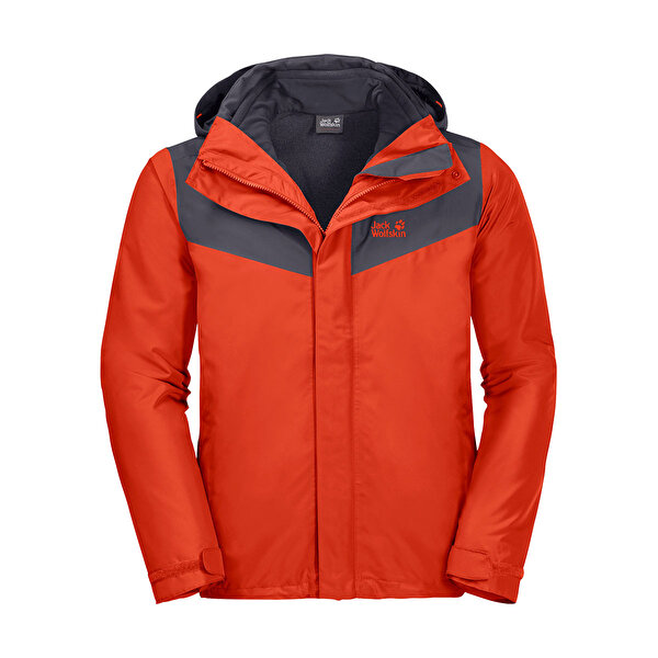 Jack Wolfskin Arland 3in1 M Turuncu Erkek Ceket 101015894 Instreet