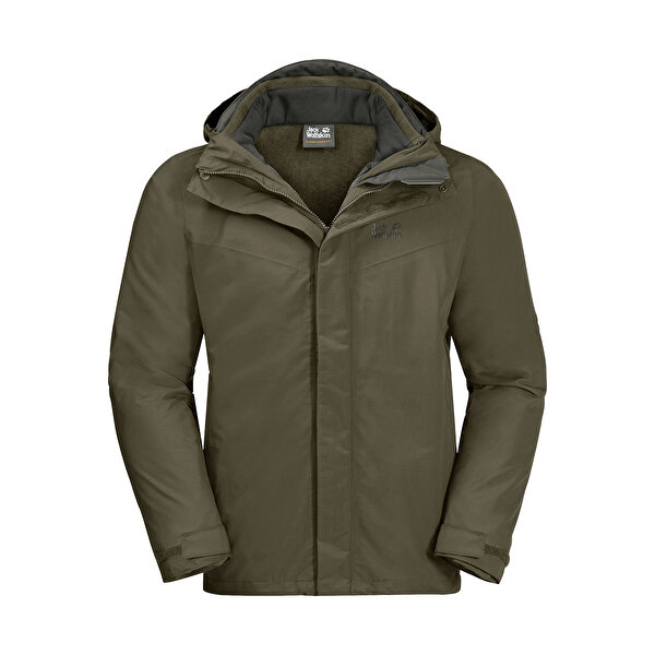 Jack Wolfskin Gotland 3in1 M Haki Erkek Ceket 101015899 Instreet