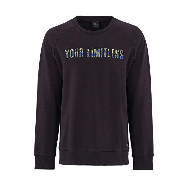 Lumberjack Boris Slogan Sweatshirt Siyah Erkek Sweatshirt 100565146 Instreet