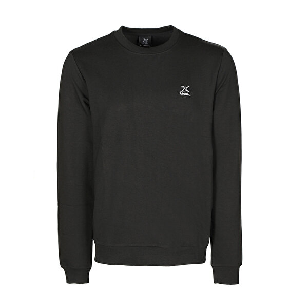 Kinetix Basic C Neck Sweatshirt Siyah Erkek Sweatshirt 100565029 Instreet