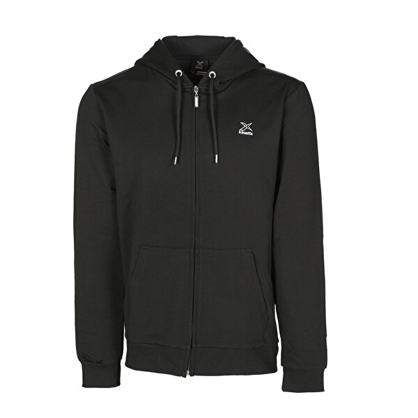 Kinetix Basic Hoodie Full Zip Siyah Erkek Sweatshirt 100565045 Instreet