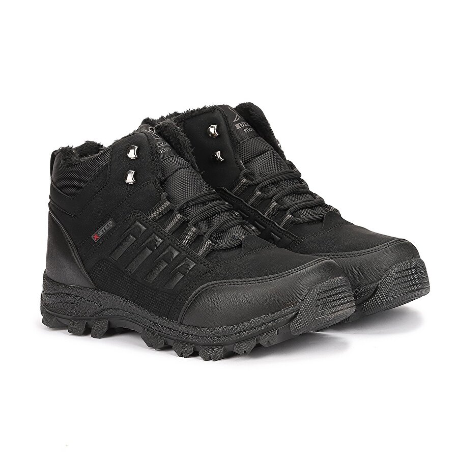 Ayakland X6 Buyuk Numara Soguk Ve Suya Dayanikli Erkek Spor Bot Ayakkabi Siyah 200044550 Flo