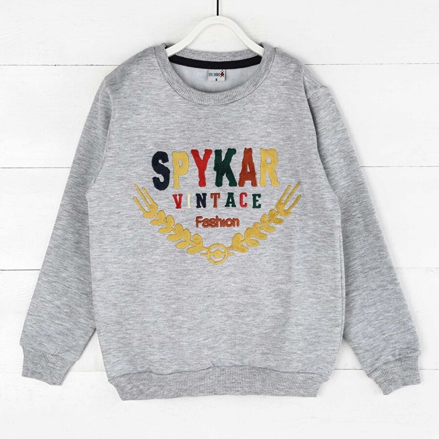 E R D Kids Gri Kislik Erkek Cocuk Sweatshirt 200047552 Flo