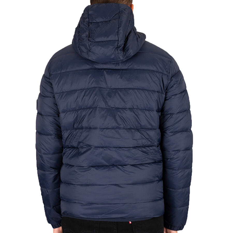 Jack & Jones JJEMAGIC PUFFER HOOD STS Lacivert Erkek Mont_1