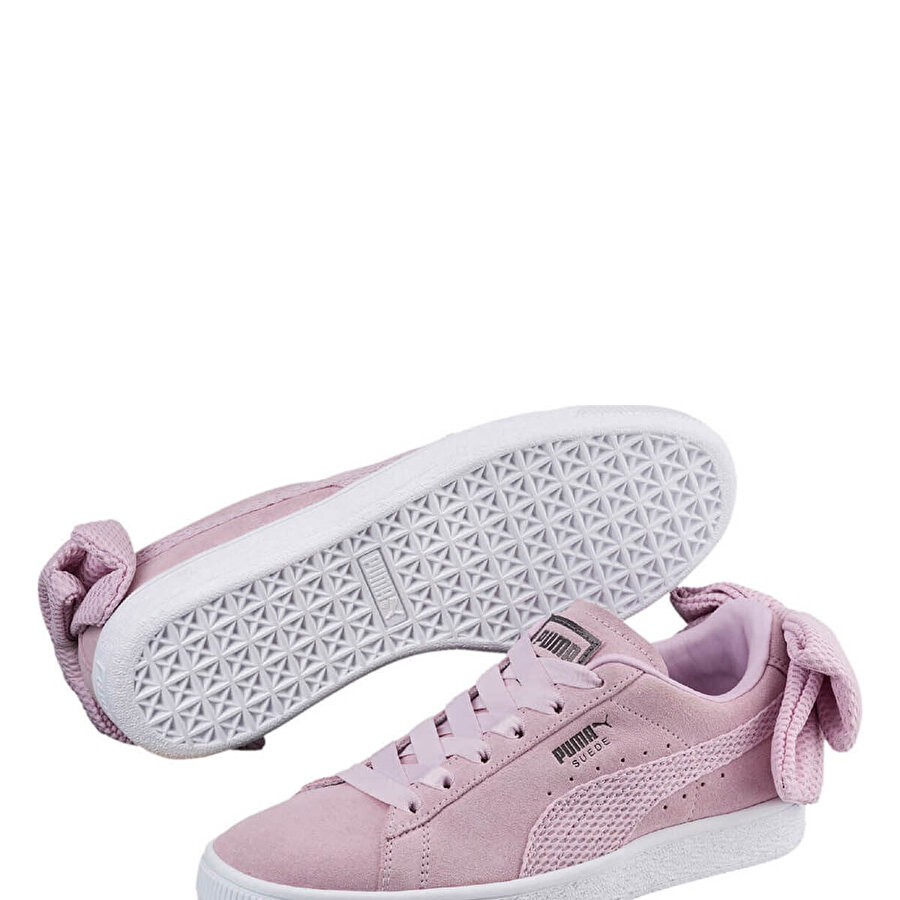 SUEDE BOW UPRISING WN S Lila Kad n Sneaker Ayakkab Civar