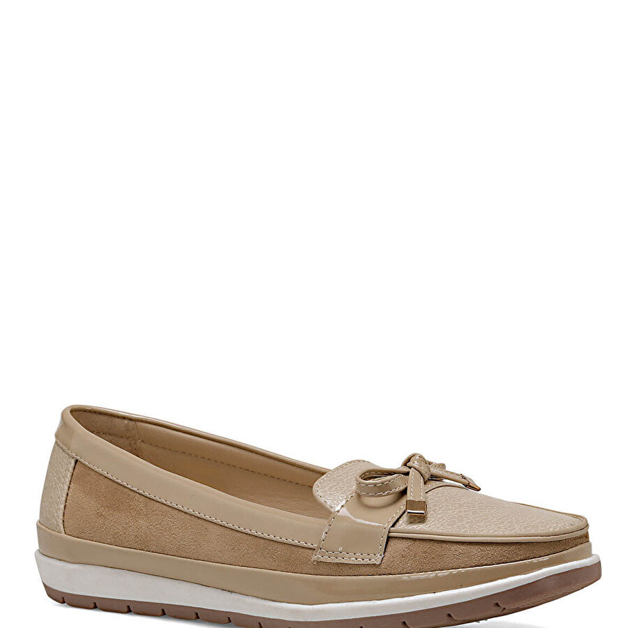 BELTEN Bej Kadın Loafer_0