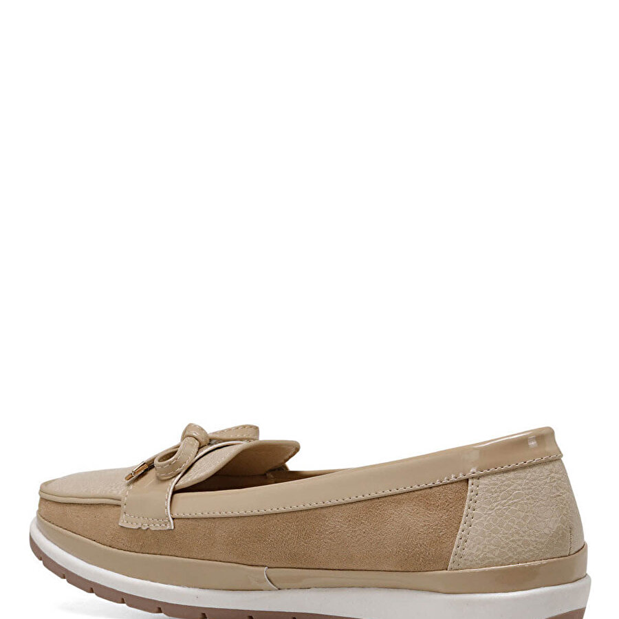 BELTEN Bej Kadın Loafer_2