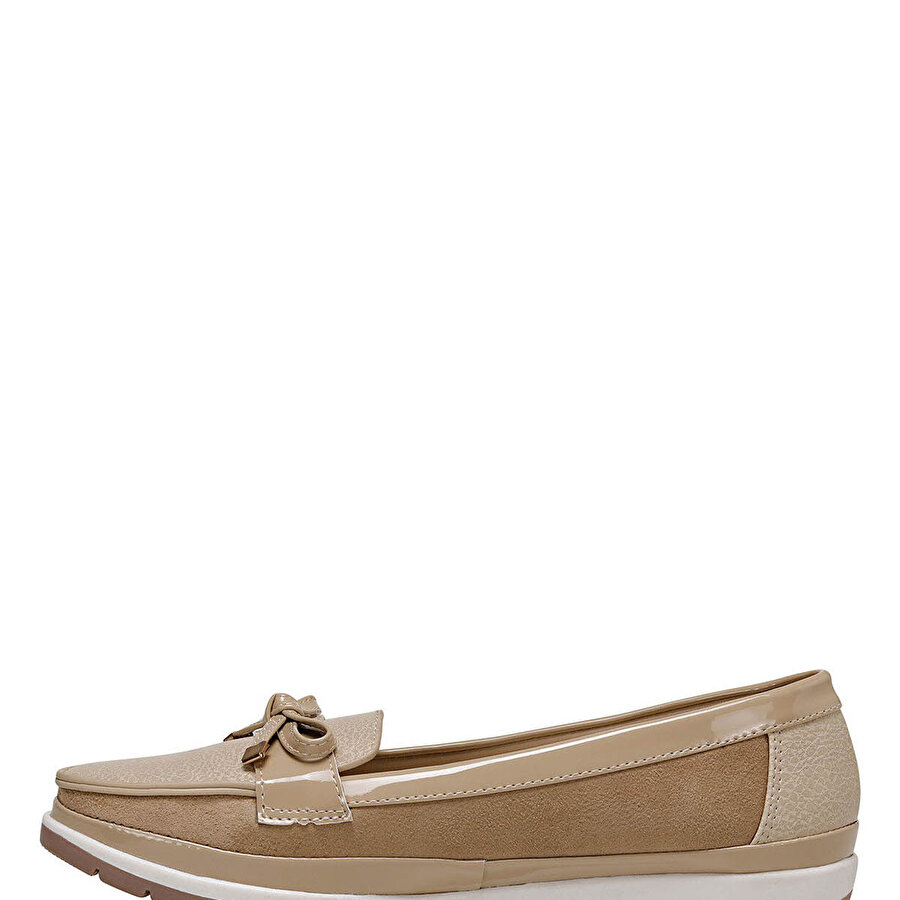 BELTEN Bej Kadın Loafer_3