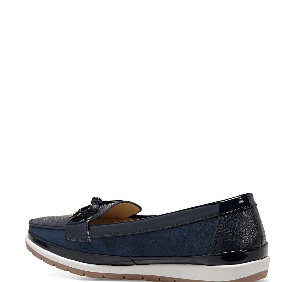 BELTEN Lacivert Kadın Loafer_4