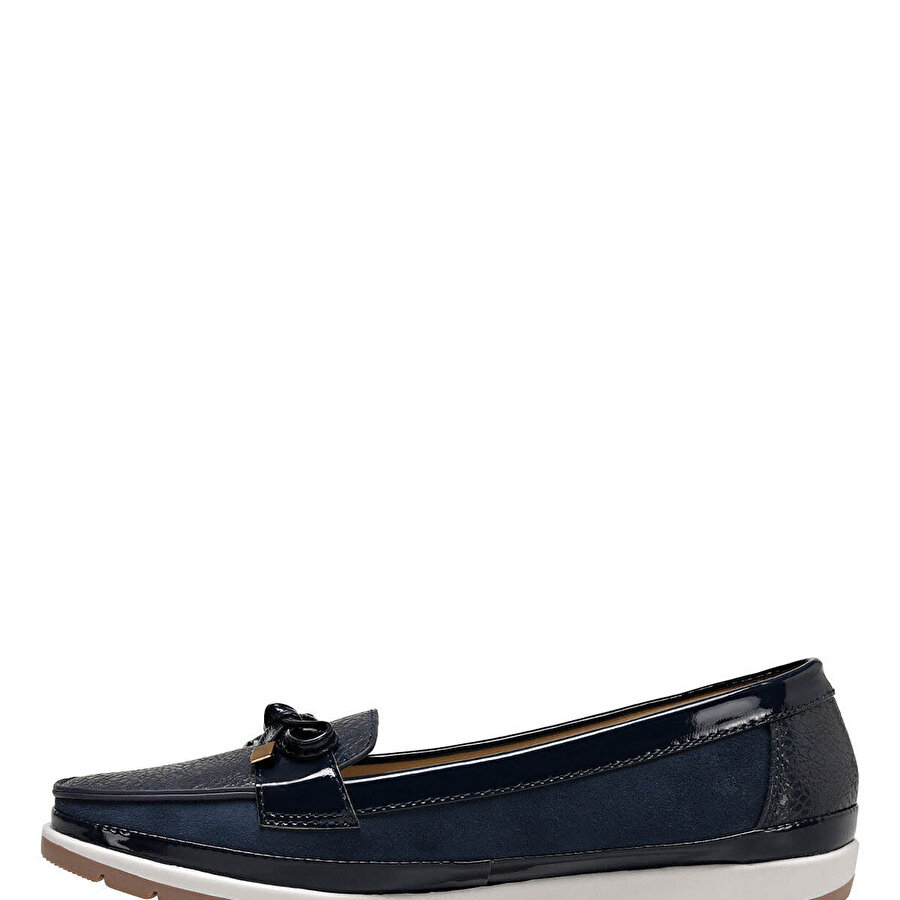 BELTEN Lacivert Kadın Loafer_5