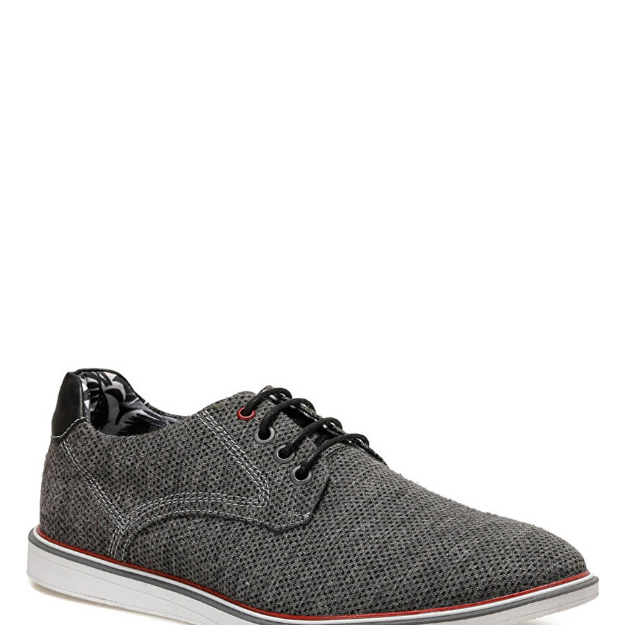 853-1 Siyah Erkek Oxford Ayakkabı_0