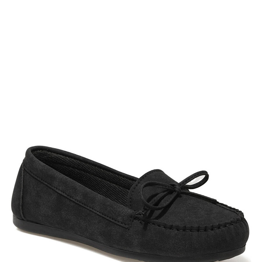 DS20054 1FX Siyah Kadın Loafer Ayakkabı_2
