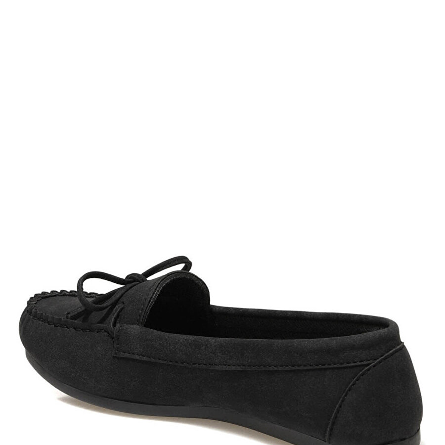 DS20054 1FX Siyah Kadın Loafer Ayakkabı_4