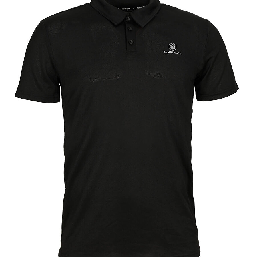 M-18182 SKY KK POLO TSHIR Siyah Erkek T-Shirt_4