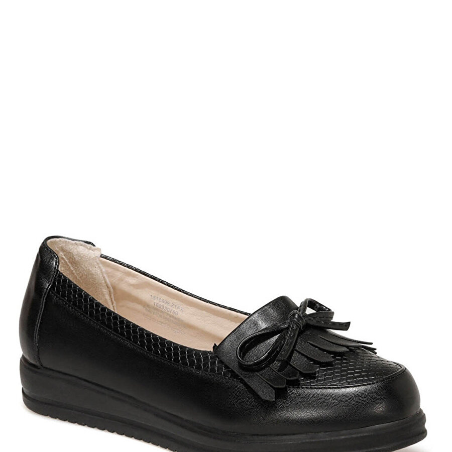 161698.Z1FX Siyah Kadın Loafer Ayakkabı