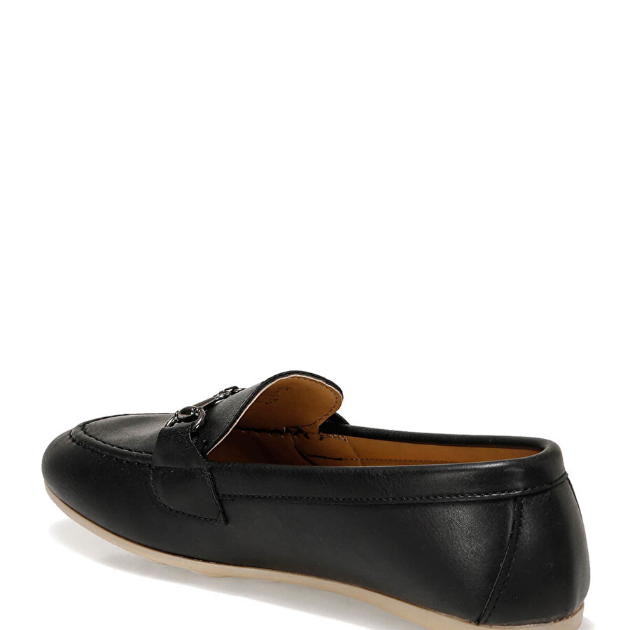 DS21010 1FX Siyah Kadın Loafer Ayakkabı_4