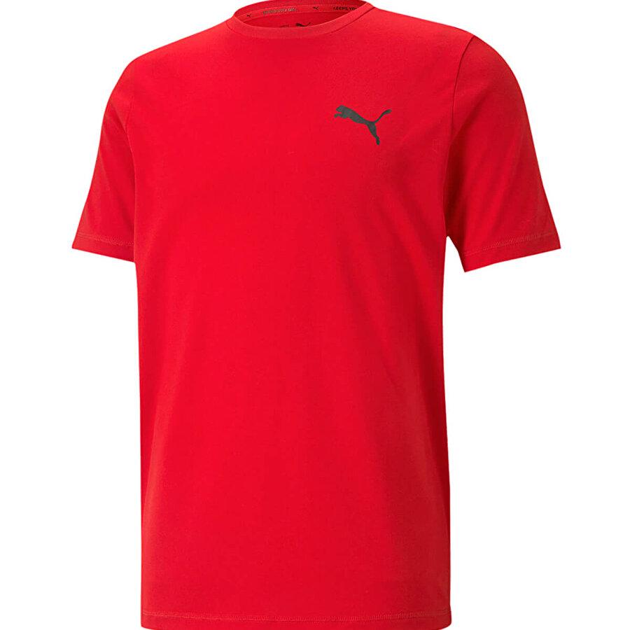 ACTIVE SMALL LOGO TEE Kırmızı Erkek T-Shirt_0
