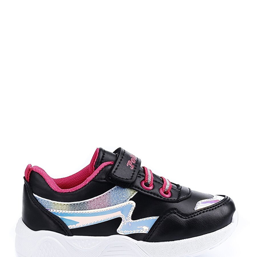 617369.P1PR Siyah Kız Çocuk Fashion Sneaker_1