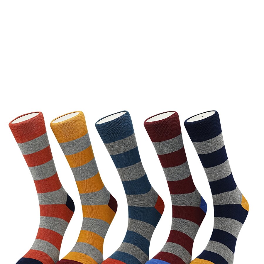COLOR CIRCLE 5 LI SKT-M 1 Çok Renkli Erkek Soket Çorap_0