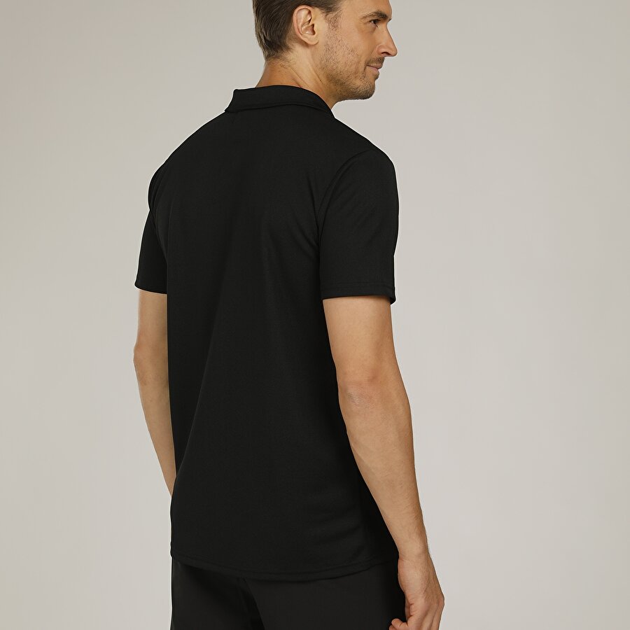 M-18182 SKY KK POLO TSHIR Siyah Erkek T-Shirt_1