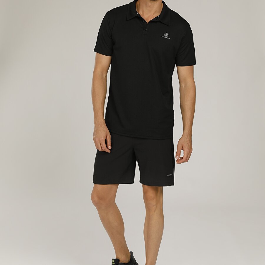 M-18182 SKY KK POLO TSHIR Siyah Erkek T-Shirt_2