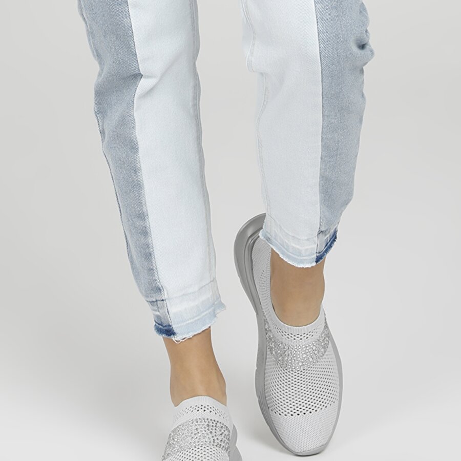 KIARA.Z 1FX Gri Kadın Slip On Ayakkabı_0